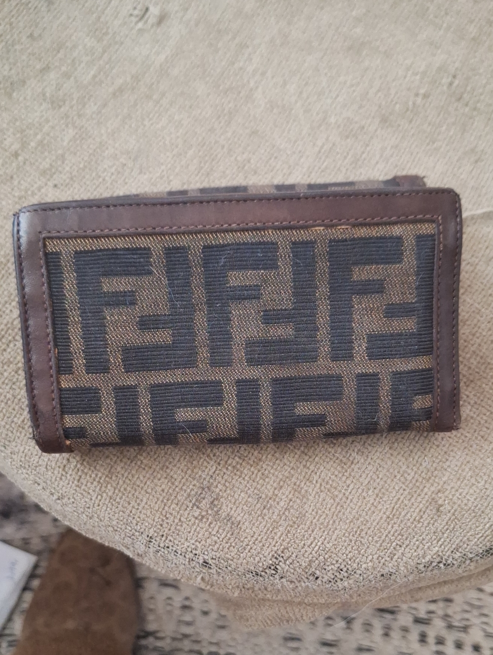 Designer-Style Brown Monogram Canvas Woman's Wallet